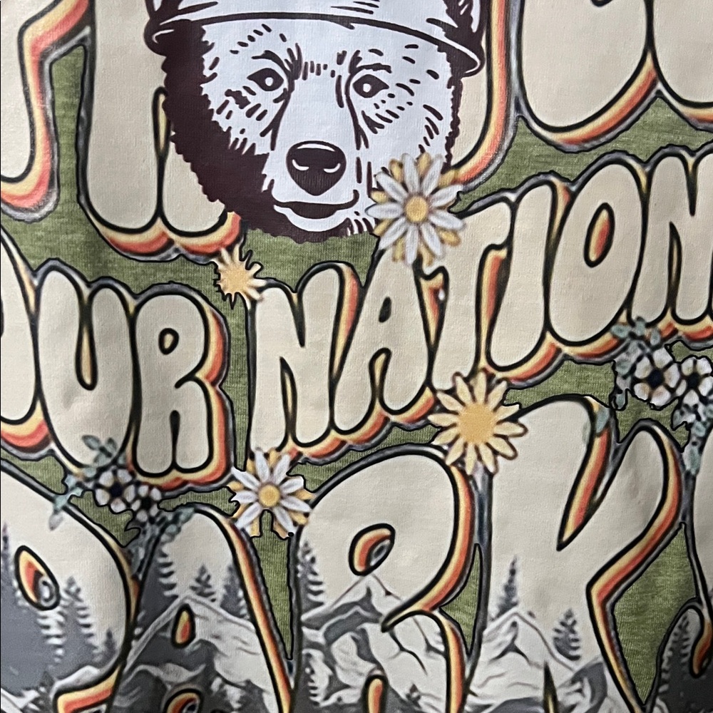 Green Graphic Tee - Protect Our National Parks - Picture 2 of 5